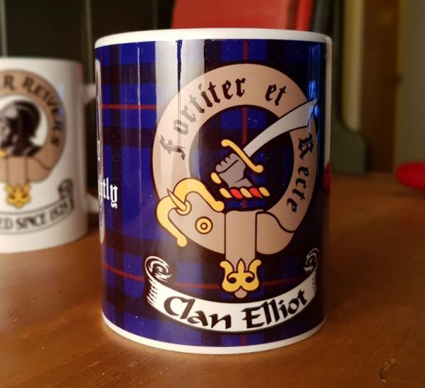 Clan Elliot border reiver coffee mug