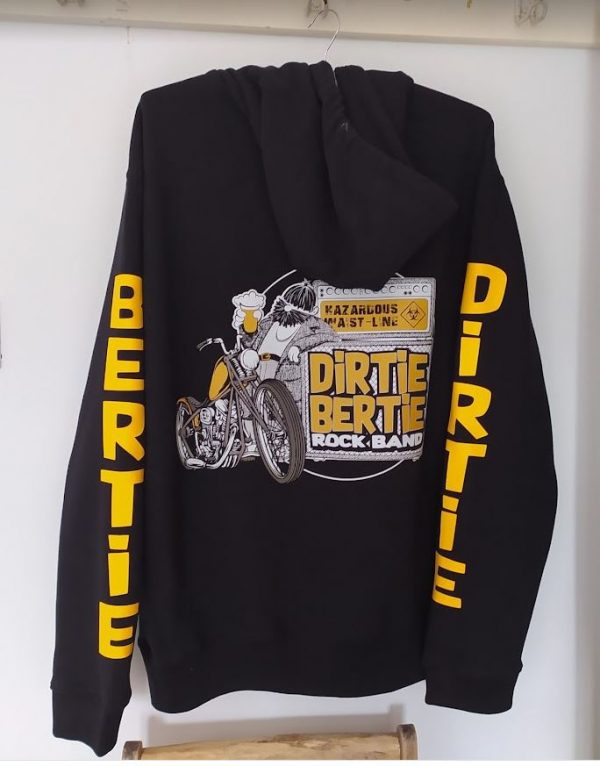 dirtie bertie hoodie back