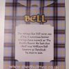 Bell Border Reiver Clan Embroidered sew on patch