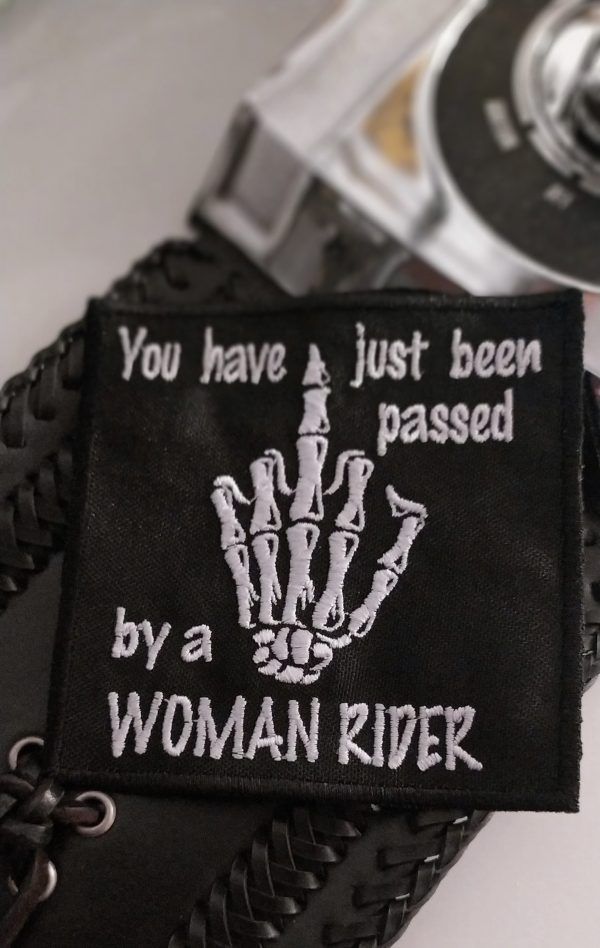 Woman rider patch